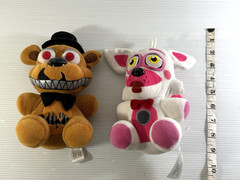 Lot of 2 Five Nights at Freddy’s Funko Plush Sister Location & Nightmare Freddy