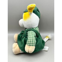 Vtg 1999 Mary’s Moo Moos John Deere Plush Cow Enesco Mary Rhyner-Nadig 9″ Farmer