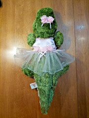 Unipak Ballerina Alligator Plush TuTu 18” Soft Fuzzy Stuffed Animal RARE