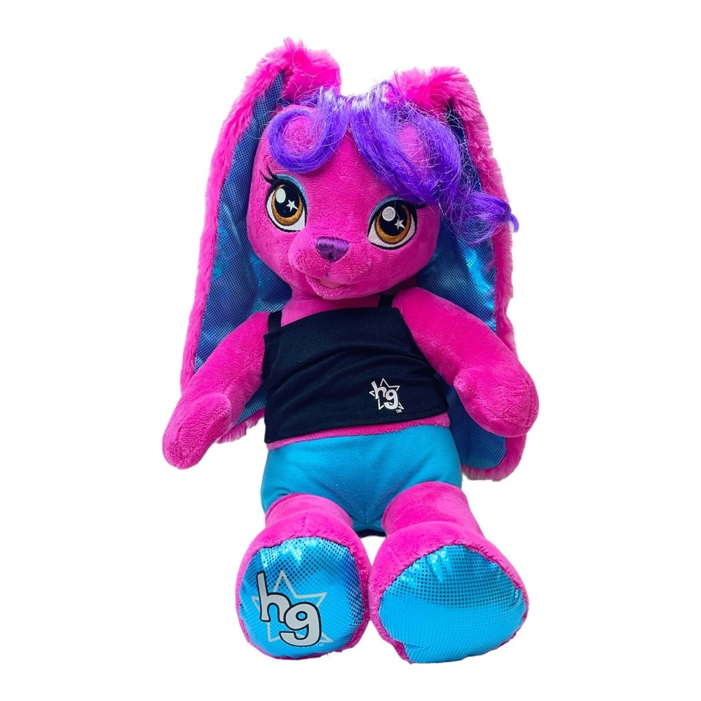 Build A Bear Honey Girl HG Risa Pink Rock Star Bunny Rabbit 20″ Plush BAB
