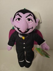SESAME STREET Count von Count Plush Toy 10” Vampire NWT Celebrating 40 Yrs 2009