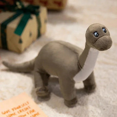 Brontosaurus Dinosaur Plush Toy 17″ Stuffed Animal Toddler Doll Gift for Kids