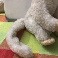 6” Dollibu Squirrel Monkey Beige Stuffed animal small. Soft material & cute