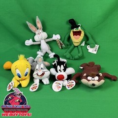 VTG Looney Tunes MICHIGAN J FROG 9” Bean Bag Plush Applause 1997 Warner Bros NWT