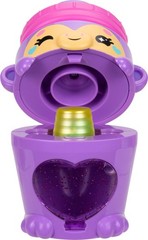 – 4” Purple Water Bottle Monkey Kutie with 3 Kups Featuring 1.5” Surprise Col…