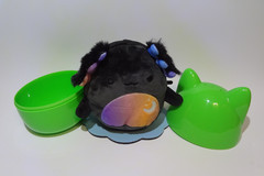 2024 Halloween Squishmallow 5″ Zanda The Axolotl + green cat case