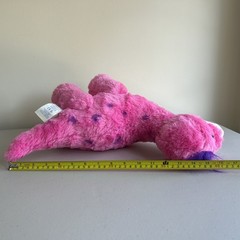 Build a Bear Pink Apatosaurus Pink Dinosaur 16” Plush Blue Eyes Standing 4 Legs