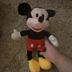 Disney Mickey Mouse Plush Stuffed Animal, Small 12 in, Ages 3+,