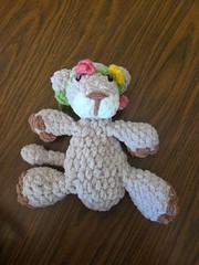 Hand Crocheted Tiger?/Dog With Headband