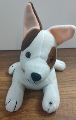 7″ Vintage 1998 WISHBONE Dog Beanie Plush Jack Russell S2
