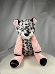 Scentsy Buddy Priya The Leopard Plush Pink Gray Cheetah 16″ Scented Retired