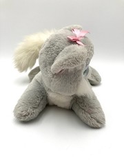 1992 Kitty Surprise Gray Cat With 2 Kittens Vtg Hasbro Plush Just Play Pink Bows