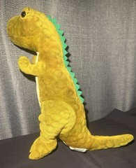 1616 Holdings Dinosaur Plush Green/Beige Small 6-14in Washable Ages 3+ HU111320