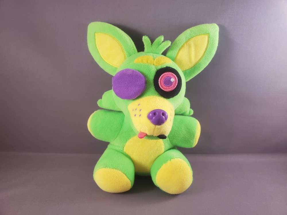 Funko FNaF Five Nights at Freddy’s Neon Green Foxy Plush 2017 Blacklight Wave 1