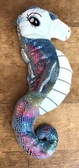 Noah’s Ark Animal Workshop Plush Multi Color Blue Plush Seahorse 16” Pre Owned
