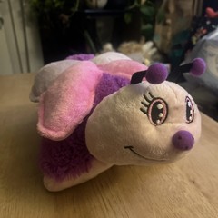 Pillow Pets Pee-Wees Fluttery Butterfly Soft Plush Toy Stuffed Pink 2011 11”