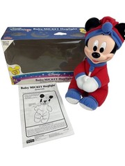 Vtg Disney Baby Mickey Mouse Huglight Fisher Price Plush Glow Light Open Box