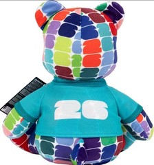 Jazwares FIFA World Cup 2026 10-Inch Colorful Bear Plush – Official 2026 World C