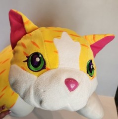 Large 32 In RARE Lisa Frank Sunflower Stuffed Cat Plush. No tags. Vtg 90s