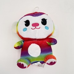 Fiesta Toys Rainbow Jungle Monkey Stuffed Plush Animal 6”