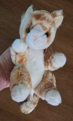 Douglas Plush cat kitten Lot 5 Stuffed Animal tabby orange white, unicorn Tagged