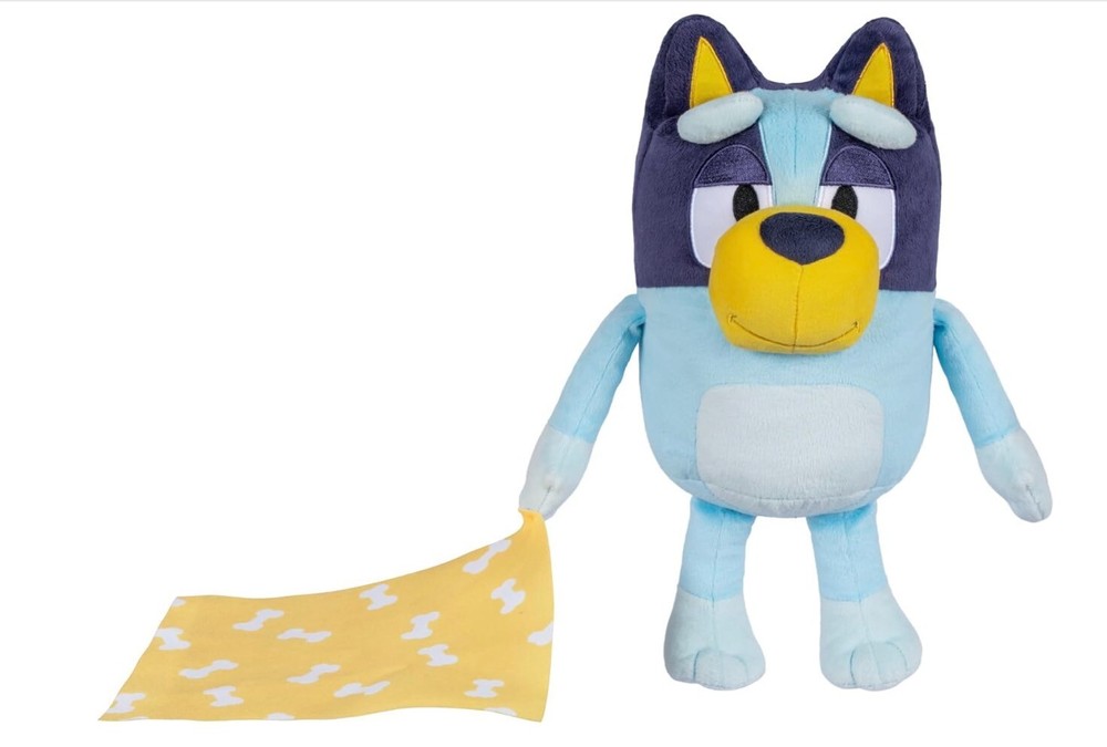 Bluey Sleepy Time 13 Inch Plush with Blanket Sing Along to The Theme Song NWT