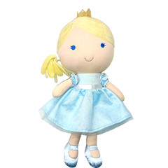 Carter’s PRINCESS DOLL 12″ Plush Toy with Blonde Hair and Blue Dress 0 Months +