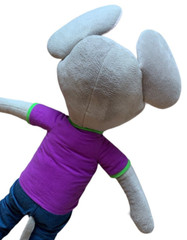 Chuck E Cheese Chuckle Pizza Mouse Doll 30-33 Inch XL Plush Rare Item