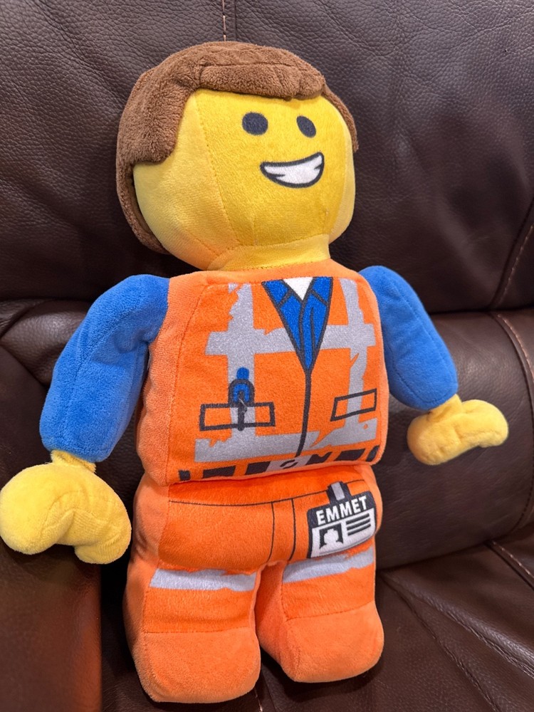 Emmet Brickowski Soft Plush The Lego Movie 2 Figure Stuffed Doll 17″ Tall