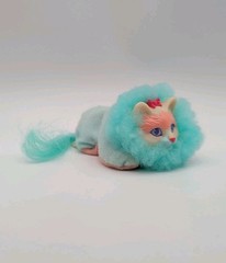 Playful Kitty Surprise Vintage 1993 Hasbro Teal Blue Pink