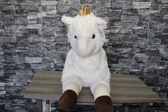 This & That Plush Stuffed Llama 33 Inch White Hard To Find