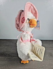 Cuddle Barn Talking Mother Goose Pink Hat Recites Nursery Rhymes works