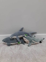 Wild Republic Shark Plush Lot Of 3 | 18″ & 15″