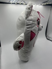 Inkoos Large Pink & White Write on 10-inch Plush Cat Hard to Find 2011 LRMS