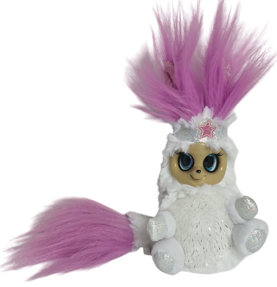 Bush Baby World Shimmies Princess Melina Plush Toy Glitter Accents Pink Hair