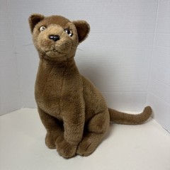 13” Egyptian Cat Sitting Plush Soft Classics Toys R Us 1995 Brown Stuffed Animal