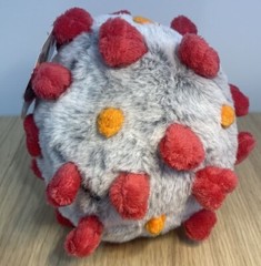 10” COVID 19 Plush Virus Novelty Toy – Cuddly Soft & Unique – Nurse Doctor Gift