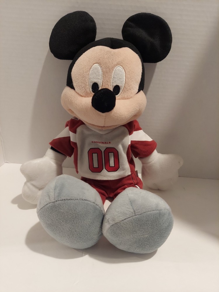 The Northwest Company Mickey Mouse Cardinals #00 Plush Red/White Jersey 2013