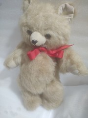 Donna Cunningham -Kerns Faux Fur 18″ Teddy Bear Hand Made K D Enterprise Calif