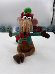 Muppets Rizzo the Rat Christmas Plush 10″ Nanco NWT 25th Anniversary