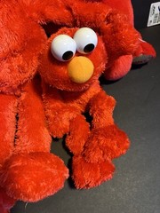 Lot Of 5 Sesame Street Elmo & Cookie Monster Plush Toys Large & Small #P