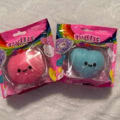4 Fluffie Stuffiez Minis Collectible Plush Surprise Reveal Cloud And Heart
