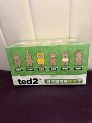 POPMART Ted 2 Teddy Bear Action Plush Pendant FULL Set NRFB.