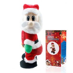 Dancing Santa Claus, 14″ Santa Doll Animated Christmas Toys Singing Spanish S…