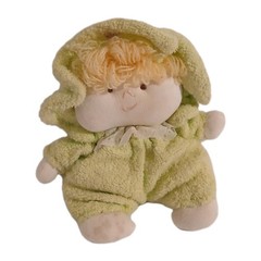 1982 Applause Sunflower Girls Stuffed Terry Cloth Plush Baby Toy Vtg