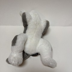 FAO Schwarz Plush Husky Dog 15″ Adopt-A-Pet Realistic Floppy White Gray Puppy