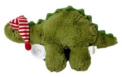 The Manhattan Toy Company – Holiday Stegosaurus – Green Plush Stuffed Animal 12”