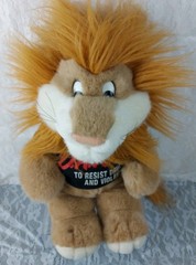 Commonwealth Lion Plush D.A.R.E. Daren 18″ Stuffed Mascot Toy 1994 90s VTG
