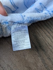 Little Beginnings Blue Elephant Plush Lovey Baby Security Blanket Safari Zoo 7”