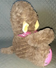 Hug Me 10″ Jungle Monkey Heart Paw Happy Face Stuffed Plush Animal Toy DolL